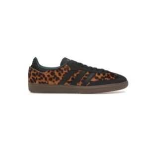 Adidas Samba OG Black Green Leopard (Women's)