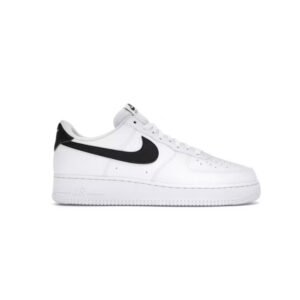 Nike Air Force 1 Low '07 White Black Pebbled Leather