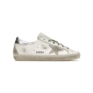 Golden Goose Super-Star White Silver