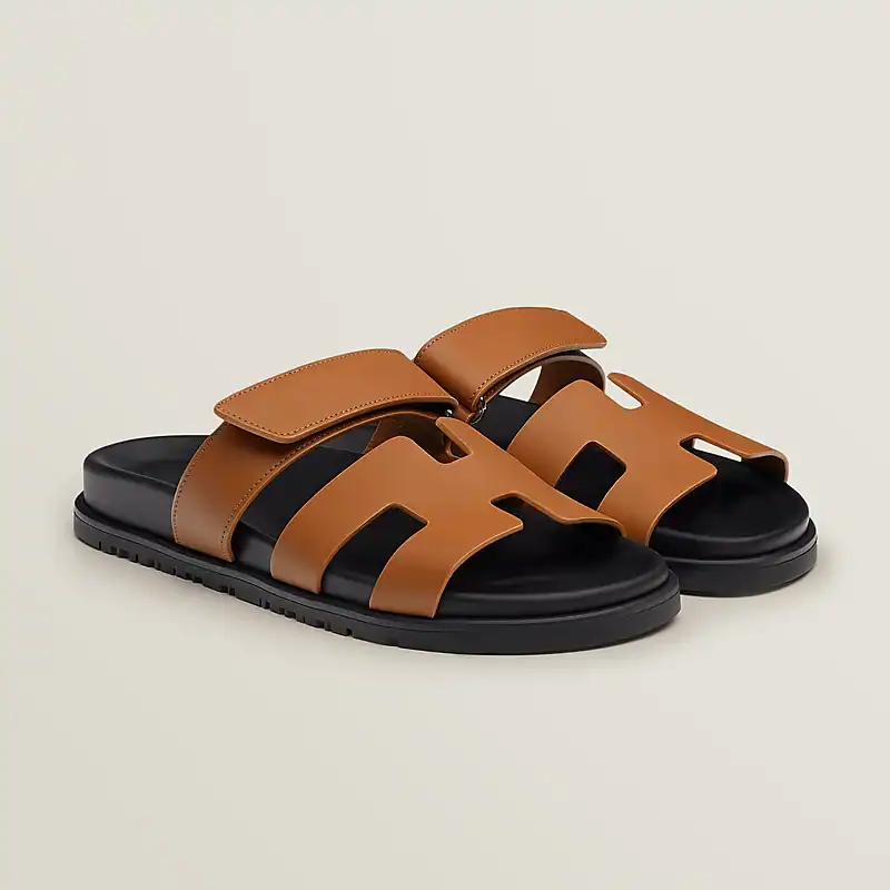 Hermes Chypre Sandal Naturel Leather - Image 3