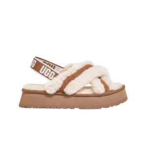 Disco Cross Chesnut Slippers