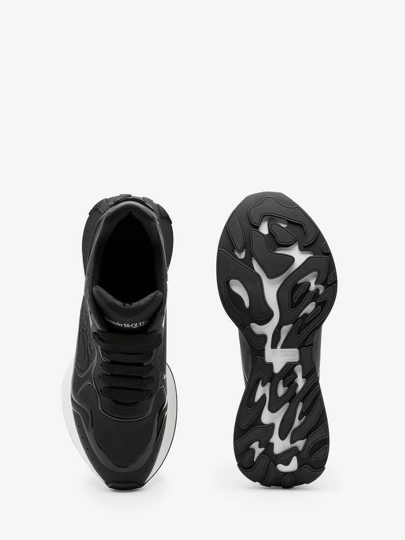 Alexander McQueen Sprint Runner Black/White - Image 5