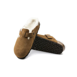 Birkenstock Boston Shearling Suede|Mink