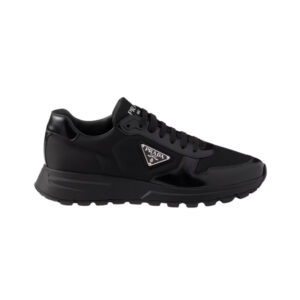 Prada Prax 01 Re-Nylon And Brushed Leather Sneakers