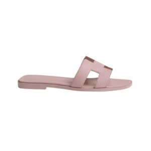 Hermes Oran Sandal Rose Cancan Leather
