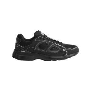 Dior B30 Countdown Sneaker Black Technical Mesh and Black Technical Fabric