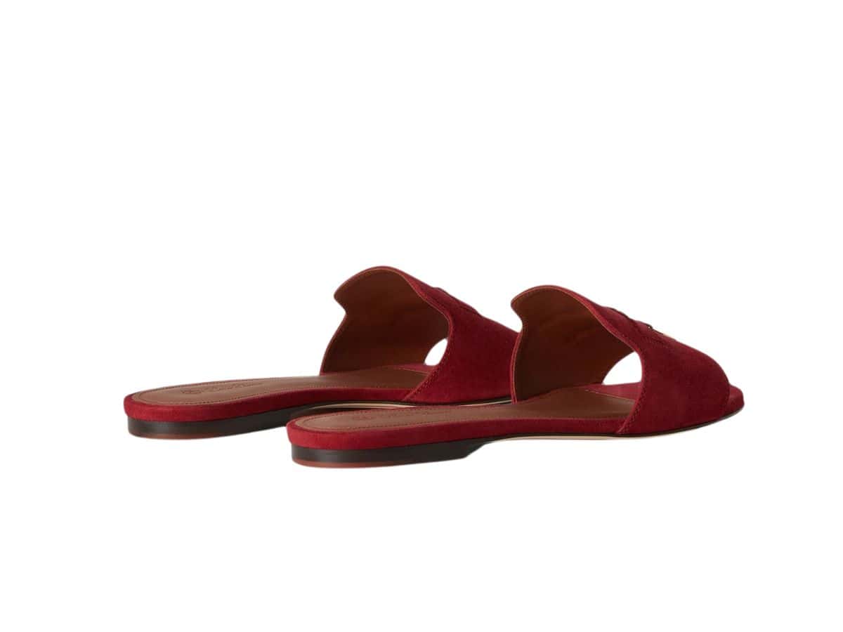 Loro Piana Summer Charms Sandal Suede Goatskin Camu Fruit - Image 4