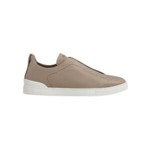 Zegna Light Taupe Triple Stitch™ SECONDSKIN Sneakers