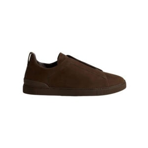 Zegna Dark Brown Triple Stitch™ SECONDSKIN Sneakers