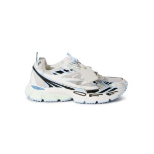 Off-White Be Right Back Suede Sneakers WHITE-LIGHT BLUE