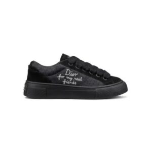 Dior B33 Low 'Dior For My Real Friends' Black Suede