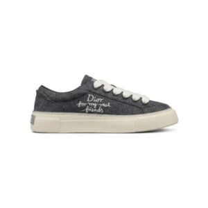 Dior B33 Low 'Dior For My Real Friends' Dark Grey Suede