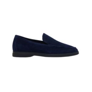 Loro Piana Summer Walk Loafer Suede Navy