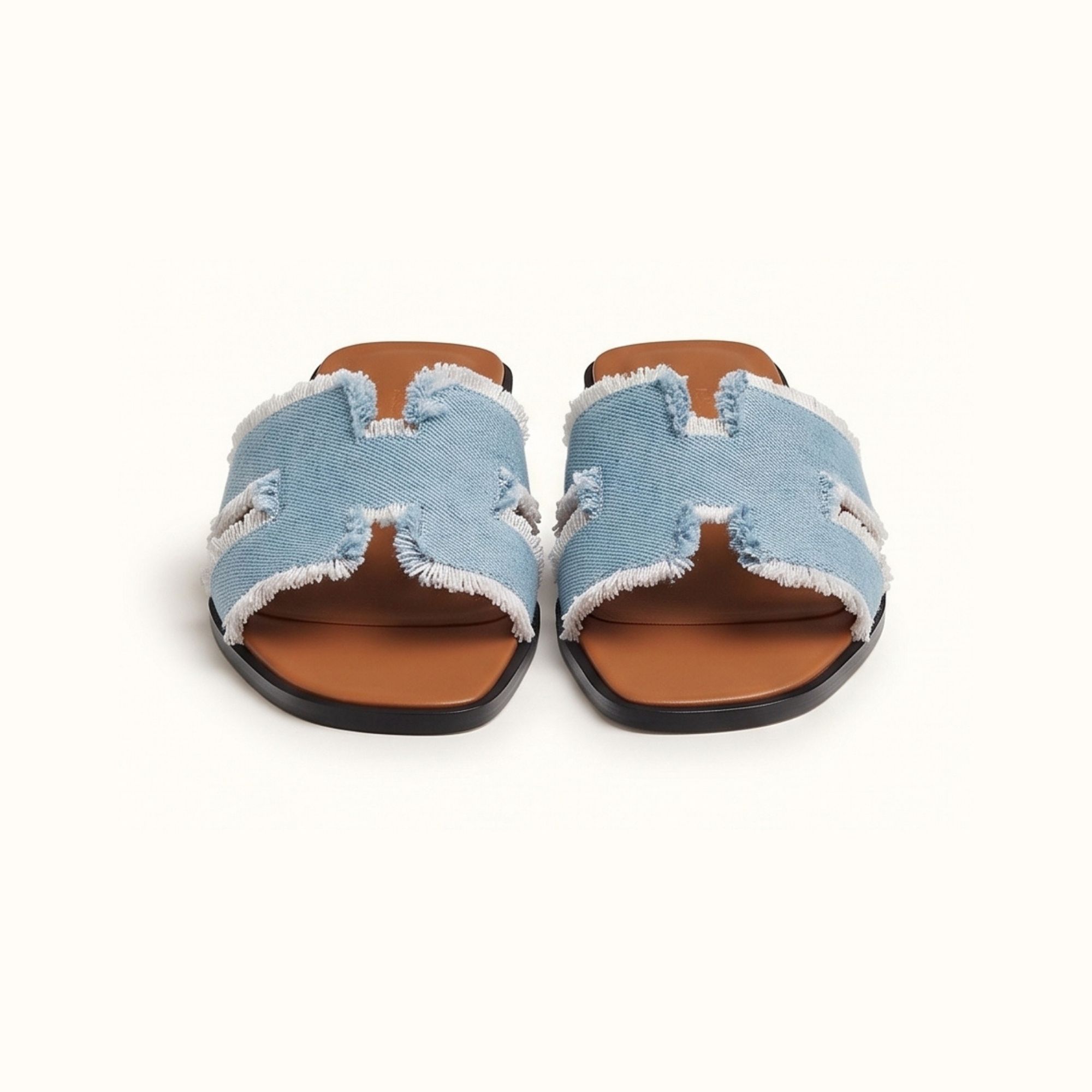 Hermes Oran Sandal Bleu Clair Fanky - Image 4