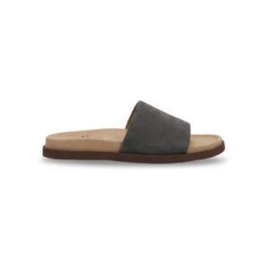Brunello Cucinelli Suede Charcoal Grey Sandals