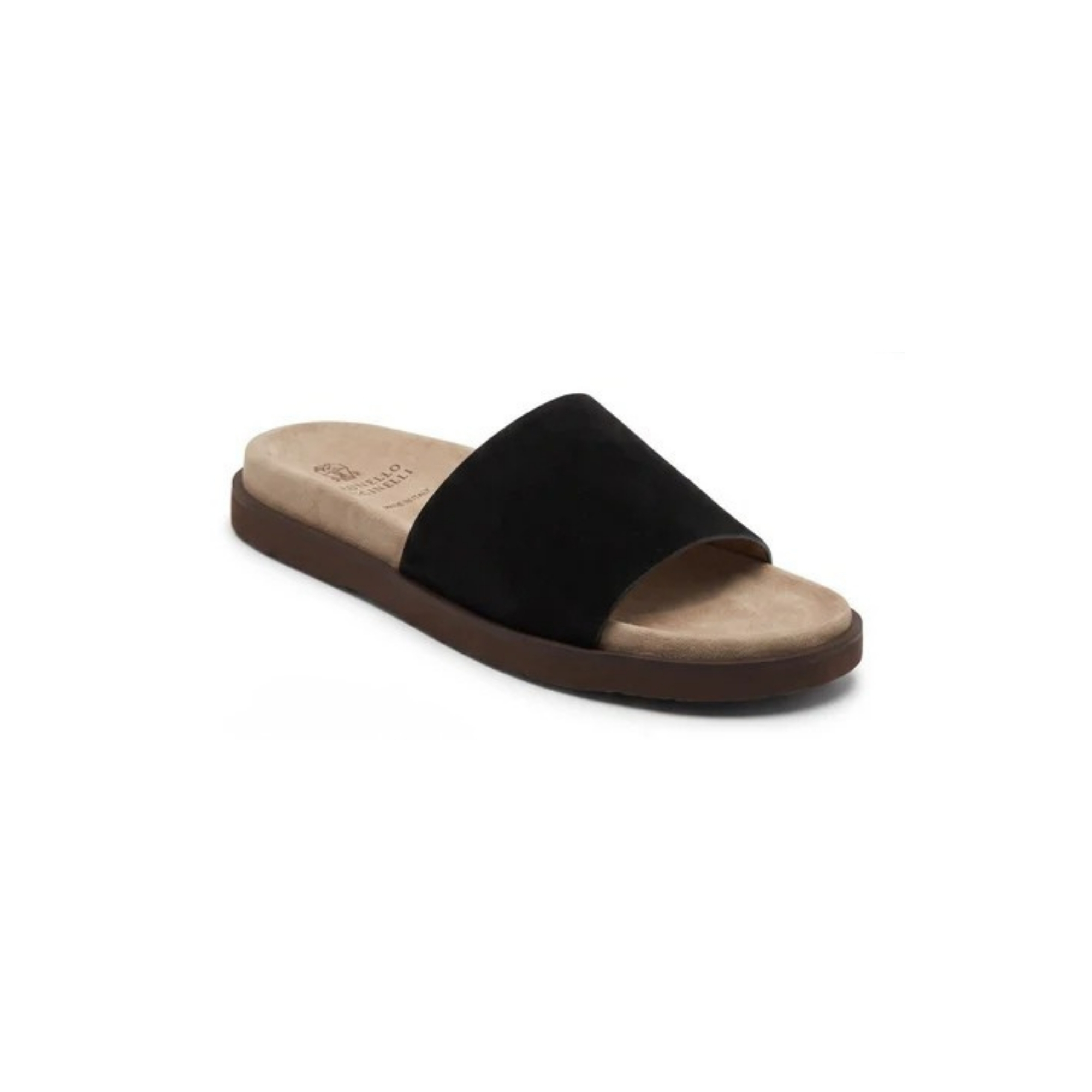 Brunello Cucinelli Suede Black Sandals - Image 3
