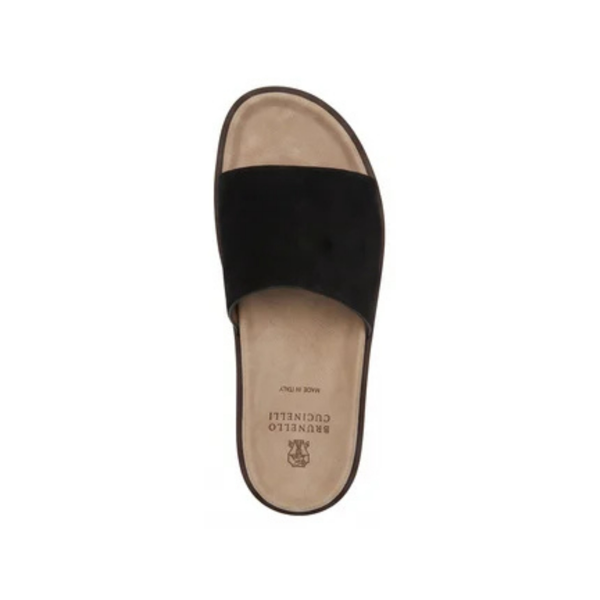 Brunello Cucinelli Suede Black Sandals - Image 4