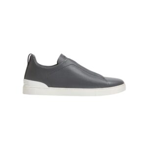 Zegna Dark Grey Triple Stitch™ SECONDSKIN Sneakers