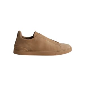 Zegna Beige Triple Stitch™ SECONDSKIN Sneakers