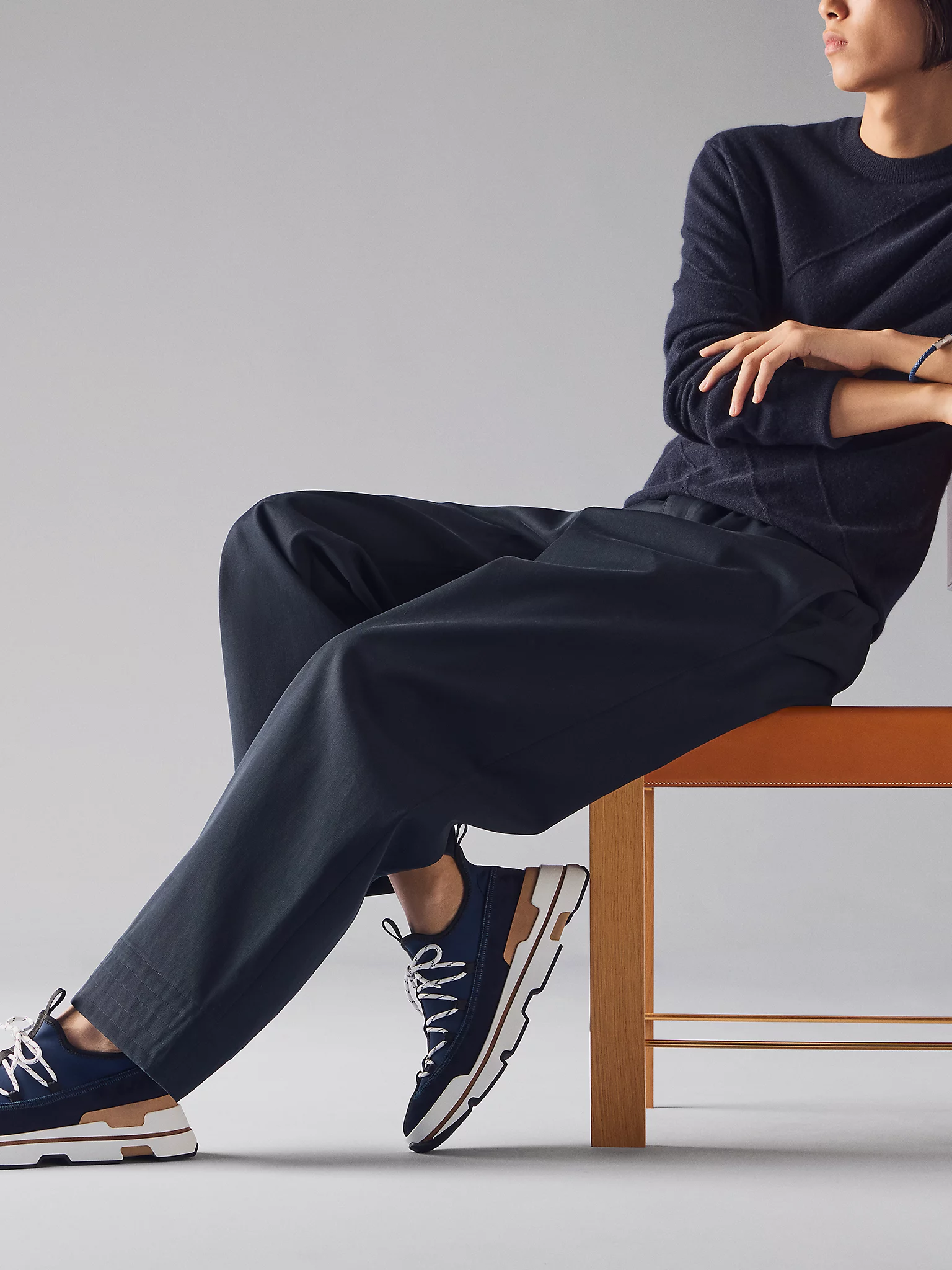 HERMÈS Moove Sneaker Marine - Image 5