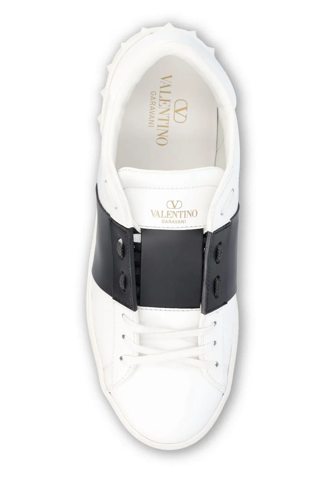 Valentino Garavani Open Lace-Up White/Black - Image 4