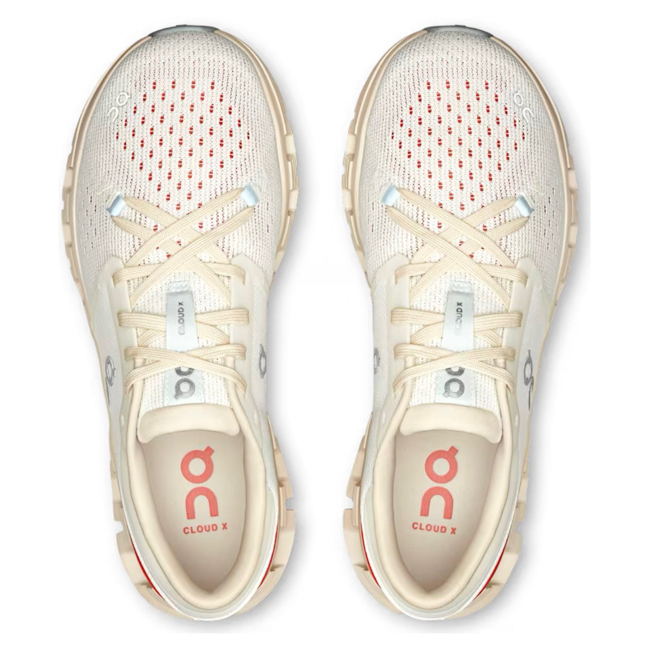 ON Cloud X 4 ‘Ivory | Salmon’