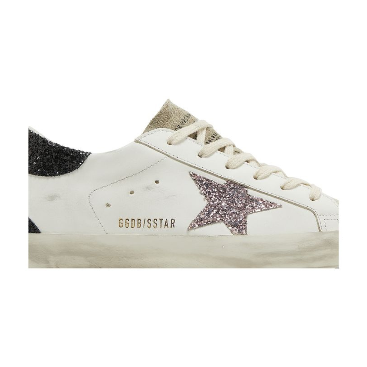 Golden Goose Super-Star White Mauve Pink Glitter(Women's) - Image 2