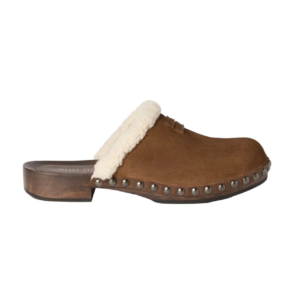 Miu Miu Suede clogs - Cocoa Brown