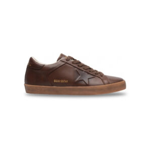 Men’s Super-Star in Brown Leather Star