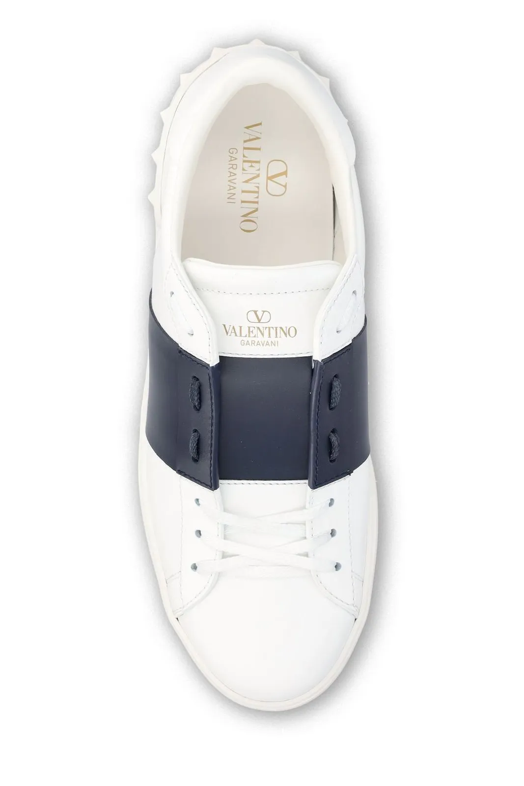 Valentino Garavani Open Lace-Up White/Navy - Image 5