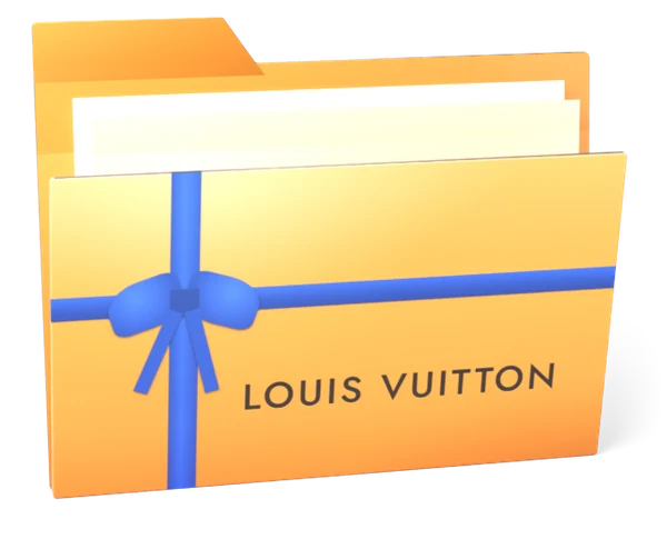 Louis Vuitton folder