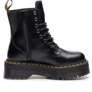 Dr. Martens Jadon Platform Boots Black Smooth Leather