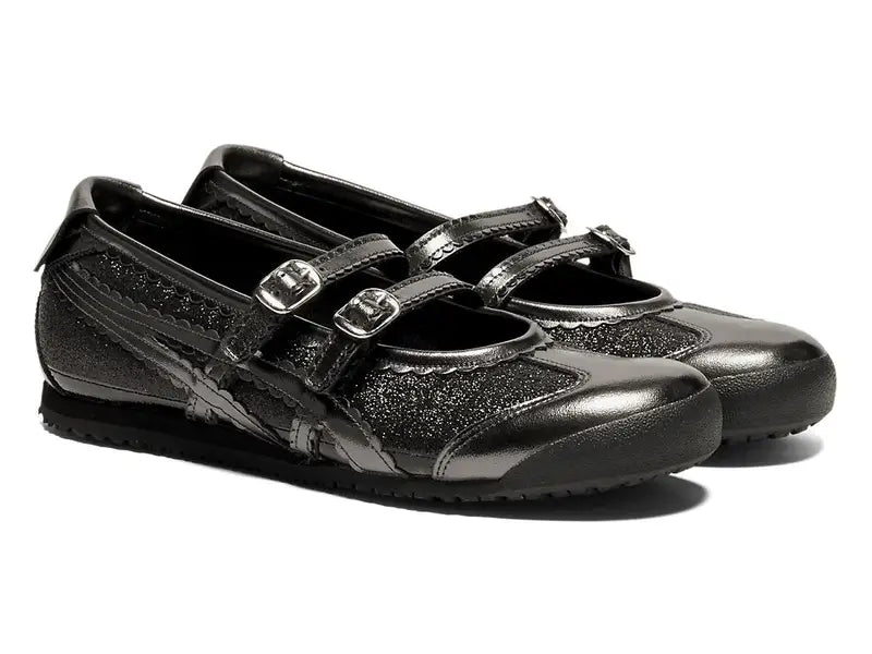 Onitsuka Tiger MEXICO 66 TGRS TGRS Black/Gunmetal Glitter Pack - Image 3